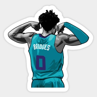 Miles Bridges Vector Back Sticker